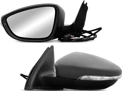 Retrovisor ext jetta 11 18 le eletrico preto c seta