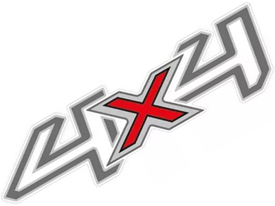 Adesivo 4x4 ranger 2016 prata branco