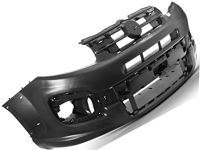 Parachoque dianteiro uno way 17 preto liso