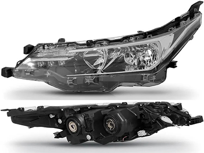 Farol corolla 18 19 le sem projetor