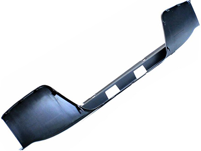 Parachoque traseiro amarok 10 laterais pisante preto