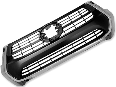 Grade hilux 21 preta moldura cromada