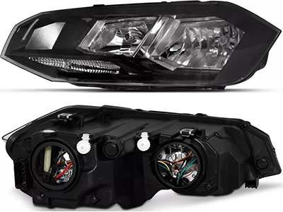 Farol Polo/Virtus 17/22 LE (Máscara Negra - Friso Preto)