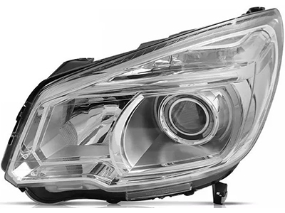 Farol S-10/Trailblazer 12/16 LE (Máscara Cromada,C/Projetor)