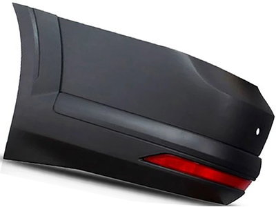 Ponteira parachoque saveiro cross 17 te preto c sensor fb4b50b8 2c17 40f8 bc9c d8a690b99a3d