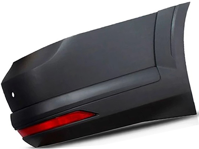 Ponteira Parachoque Saveiro Cross 17/23 TD (Preto, C/Sensor)