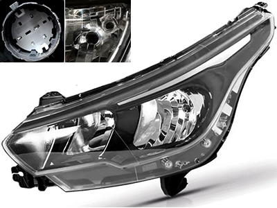 Farol argo 17 23 cronos 18 23 le s led 5 polos h7 s drl