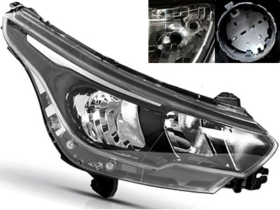 Farol Argo 17/23, Cronos 18/23 LD (S/Led 5 Polos H7 S/DRL)