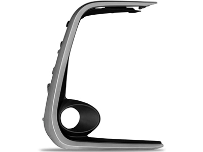 Grade Parachoque Corolla 20/ LD (C/Milha - Moldura Cinza)