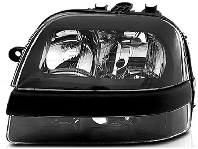 Farol Doblo 01/09 LE (Máscara Negra - C/Auxiliar)