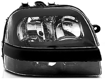 Farol Doblo 01/09 LD (Máscara Negra - C/Auxiliar)