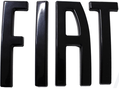 Emblema Fiat Grade Strada 20/ (Black Piano)