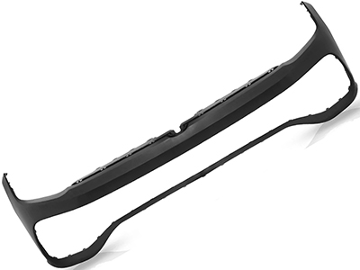 Parachoque dianteiro polo track 23 preto liso