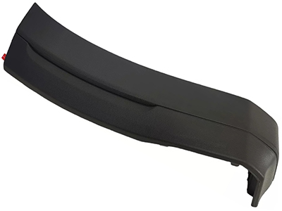 Moldura ponteira parachoque saveiro cross 09 16 td preto