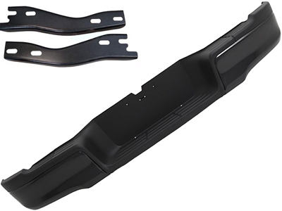 Parachoque traseiro hilux 16 preto