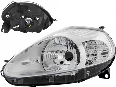 Farol Punto /12 LE (Máscara Cromada - Plug Oval)