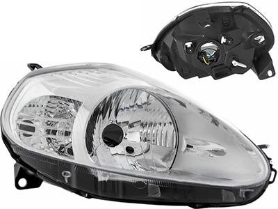 Farol punto 12 ld mascara cromada plug oval f87a6e27 14d5 4190 93c4 318eced5508c