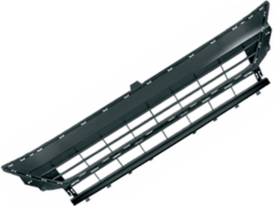 Grade parachoque polo virtus 17 22 central c friso preto