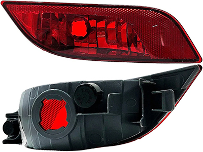 Lanterna parachoque compass 16 vermelha td c funcao