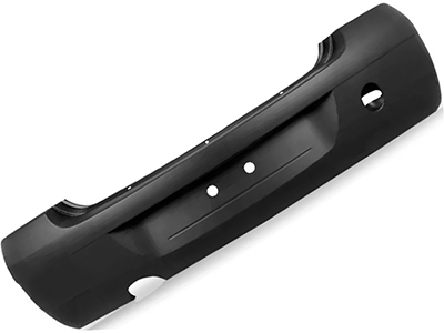 Parachoque Traseiro Logan 07/10 (Preto Texturizado)