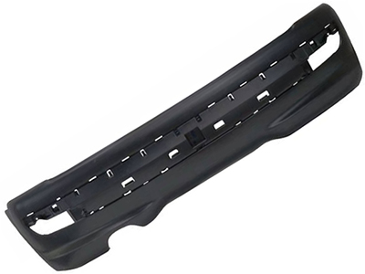 Parachoque traseiro peugeot 207 hatch 08 preto liso