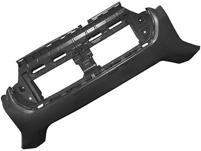 Parachoque dianteiro strada 23 central preto liso