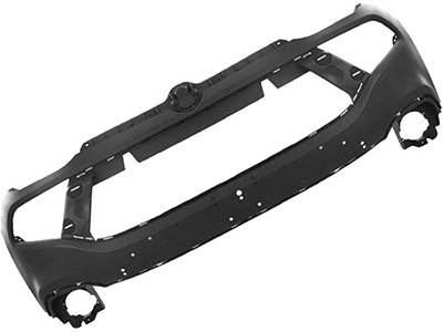 Parachoque dianteiro toro 19 21 preto liso superior