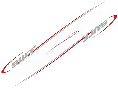 Faixa Saveiro/Parati Surf Prata/Vermelha (Jogo)