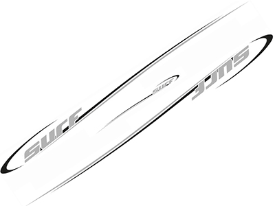 Faixa Saveiro/Parati Surf Prata/Preta (Jogo)