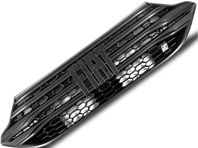 Grade strada 20 preta s emblema c friso preto