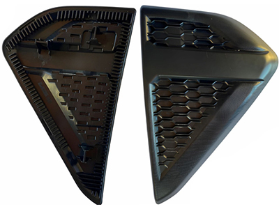 Moldura Paralama Strada 20/ LD (Preto - Acabamento Lateral)