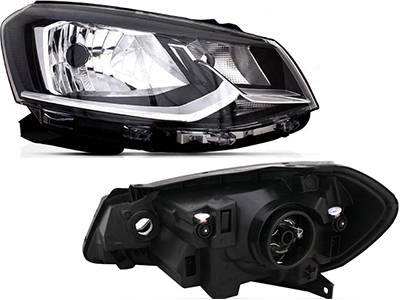 Farol Gol 16/18 LD (Foco Simples - Máscara Cromada)