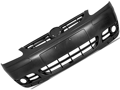 Parachoque dianteiro fox 03 07 preto c milha