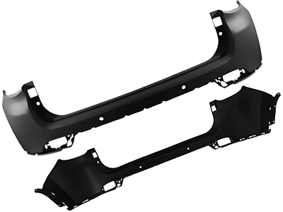 Parachoque traseiro compass 16 preto superior c sensor