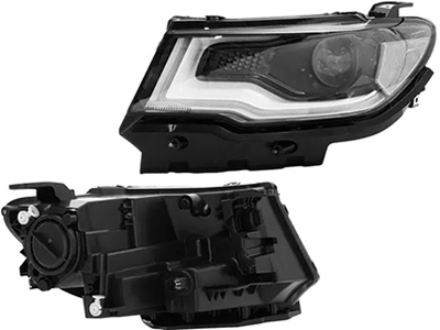 Farol compass 16 21 le c led s xenon c motor