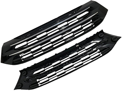 Grade Toro 16/21 (Black Piano - Friso Cromado)