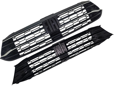 Grade toro 22 23 black piano friso cromado