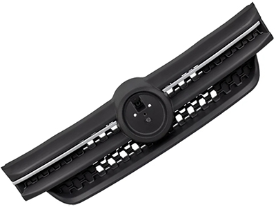 Grade Uno 17/ (Preta - Friso Prata)