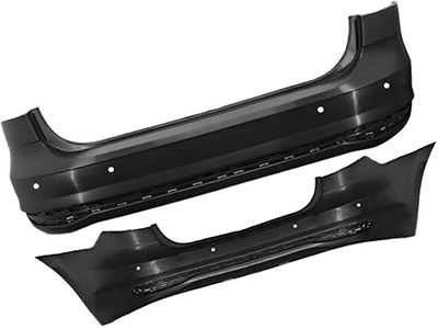 Parachoque Traseiro Virtus 18/22 (Preto Liso - C/Sensor)