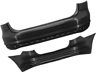 Parachoque Traseiro Virtus 18/22 (Preto Liso - S/Sensor)