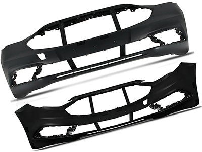 Parachoque dianteiro fusion 17 preto liso