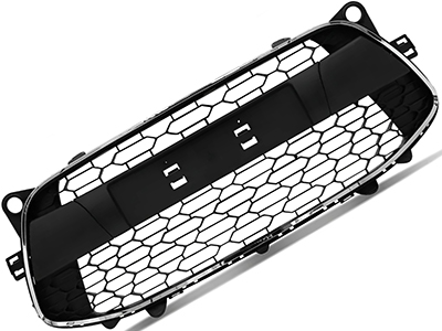 Grade parachoque c3 13 21 central c friso cromado