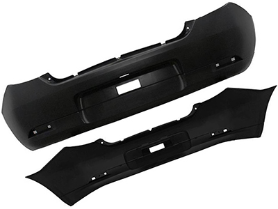 Parachoque traseiro logan 14 2 furos luz placa s sensor