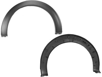 Moldura paralama mobi 16 de preto