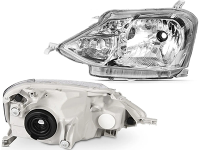 Farol Etios 12/ LE (Máscara Cromada - Carcaça Cinza)