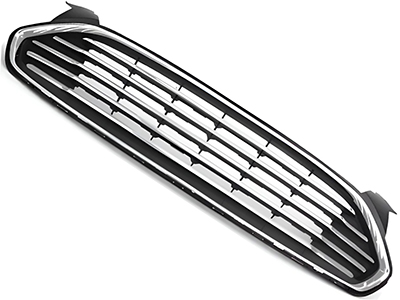 Grade Fusion 13/16 (Preta - Moldura Cromada)