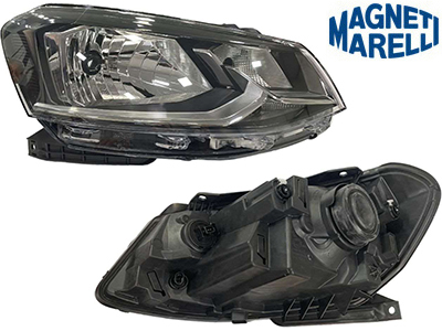 Farol Gol 16/18 LD (Foco Simples - Máscara Cromada)