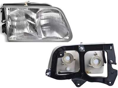 Farol S-10 95/00 LD (Lente Vidro - C/Suporte)