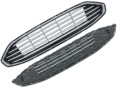 Grade Fusion 17/ (Preta - Filetada - C/Friso Cromado)