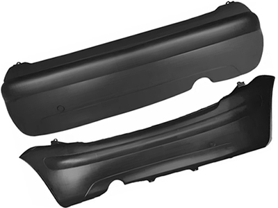 Parachoque Traseiro C3 03/12 (Preto Liso)